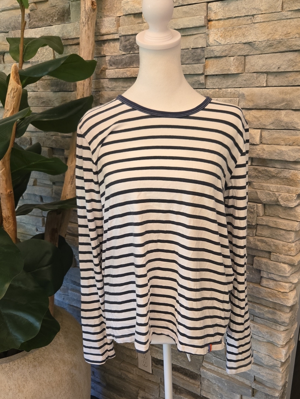 Sundry Striped Long Sleeve Tee